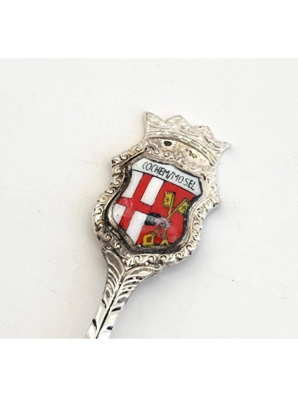 Arms of Cochem, Mosel River Germany Silver Plated Vintage Souvenir Fork